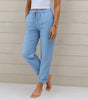 Pantalon large en coton et lin pour femmes - Emilia Lane