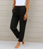 Pantalon large en coton et lin pour femmes - Emilia Lane