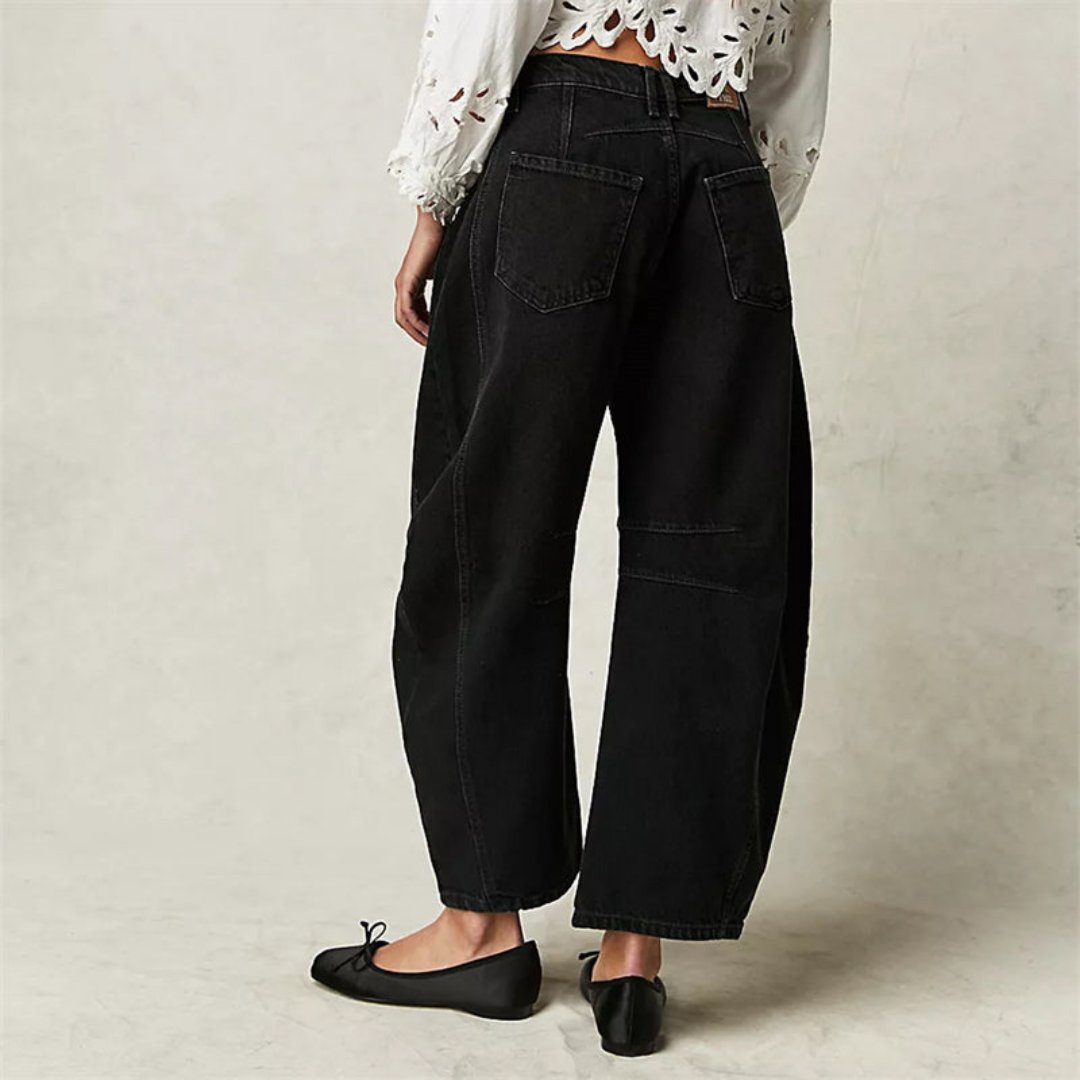 Pantalon Large en Denim pour Femme | Idéal pour le Printemps - Emilia Lane