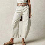 Pantalon Large en Denim pour Femme | Idéal pour le Printemps - Emilia Lane