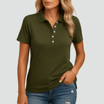 Polo Femme Casual Manches Courtes pour Femmes - Emilia Lane