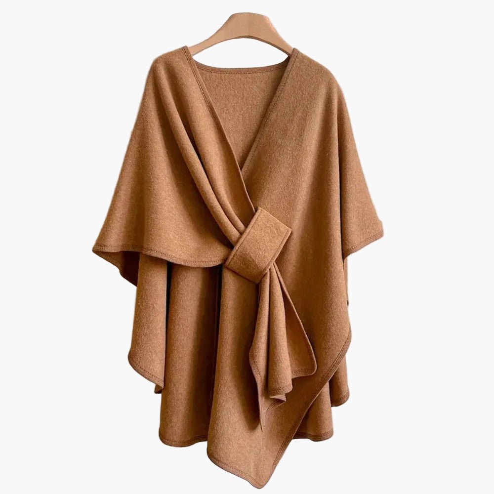 Poncho - Écharpe Style Décontracté en Coton pour Femmes - Emilia Lane