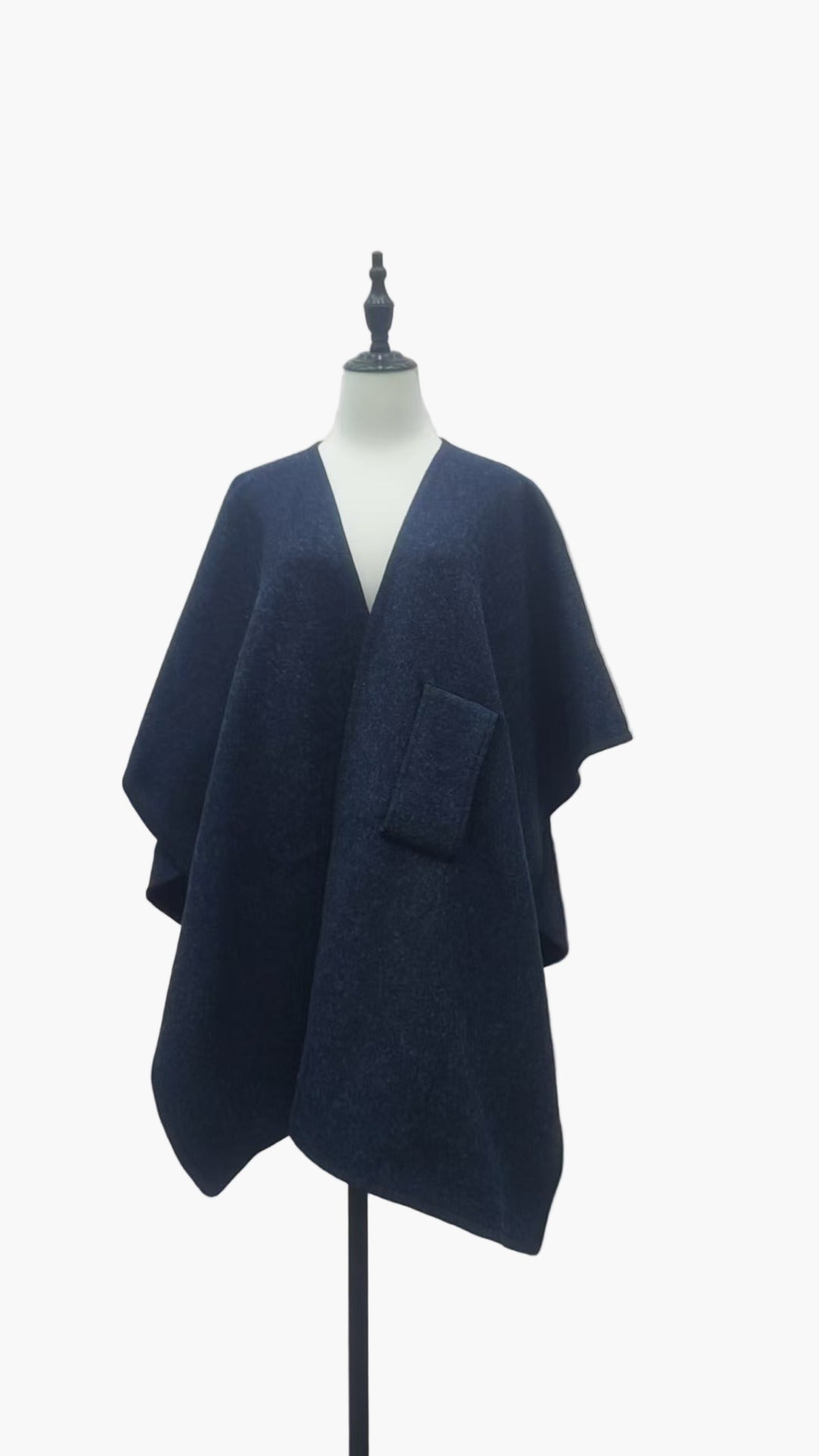 Poncho - Écharpe Style Décontracté en Coton pour Femmes - Emilia Lane