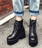 Bottes Courtes à Talons Bloc pour Femmes