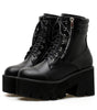 Bottes Courtes à Talons Bloc pour Femmes