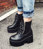 Bottes Courtes à Talons Bloc pour Femmes