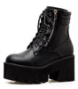 Bottes Courtes à Talons Bloc pour Femmes