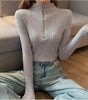 Pull à col montant ajusté pour femmes - Emilia Lane