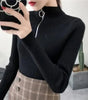 Pull à col montant ajusté pour femmes - Emilia Lane