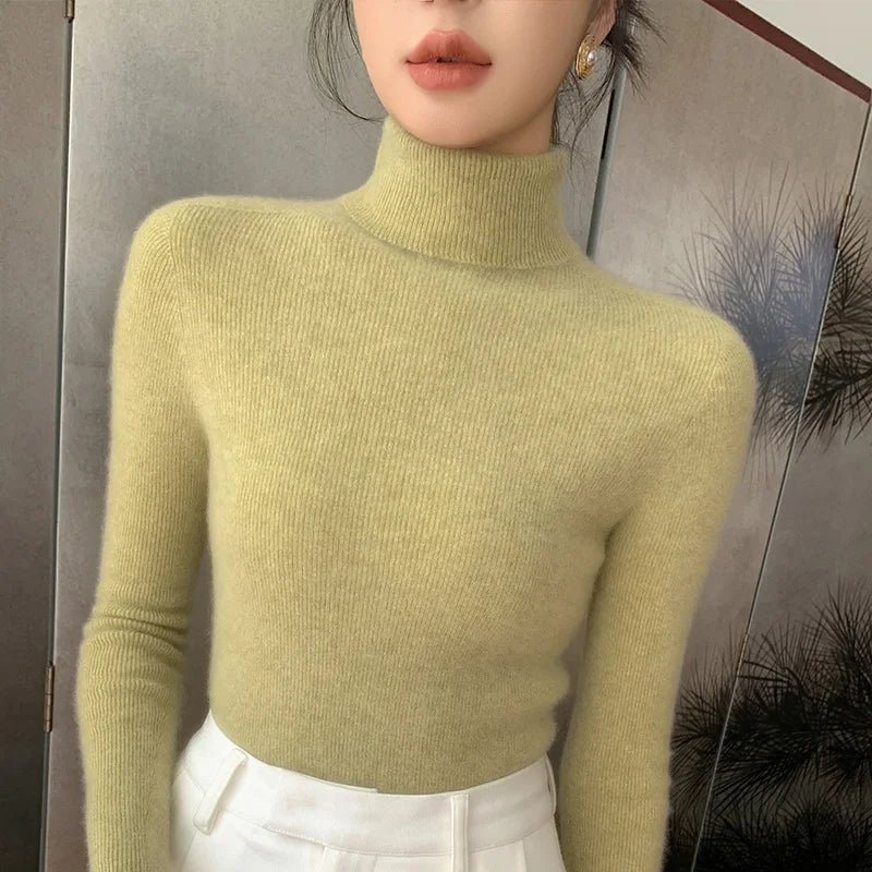 Pull à Col Roulé en Laine pour Femmes - Emilia Lane