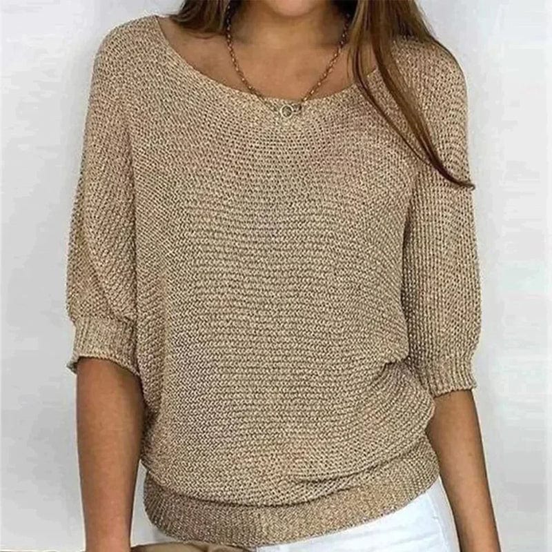 Pull à manches trois - quarts pour femmes - Emilia Lane