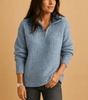 Pull demi - zip pour femme - Emilia Lane