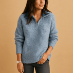Pull demi - zip pour femme - Emilia Lane