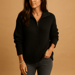 Pull demi - zip pour femme - Emilia Lane