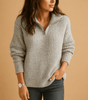 Pull demi - zip pour femme - Emilia Lane