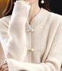 Pull en laine tricoté à col montant pour femmes - Emilia Lane