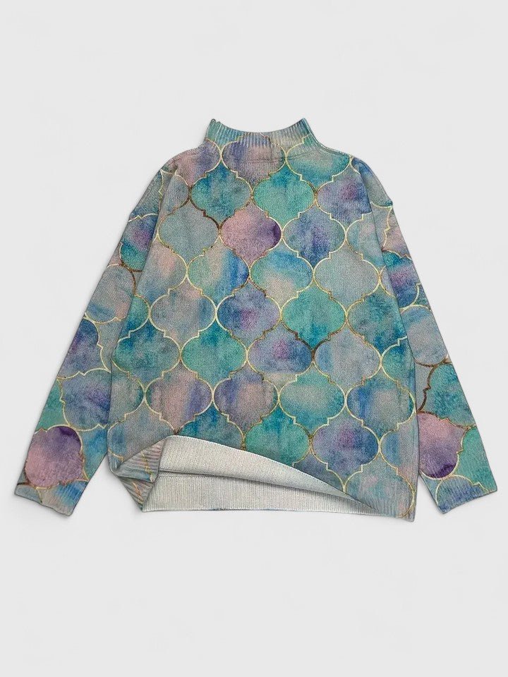Pull en maille multicolore pour femmes - Emilia Lane