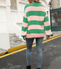 Pull - over en maille avec rayures pour Femme - Emilia Lane