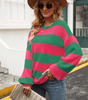 Pull - over en maille avec rayures pour Femme - Emilia Lane