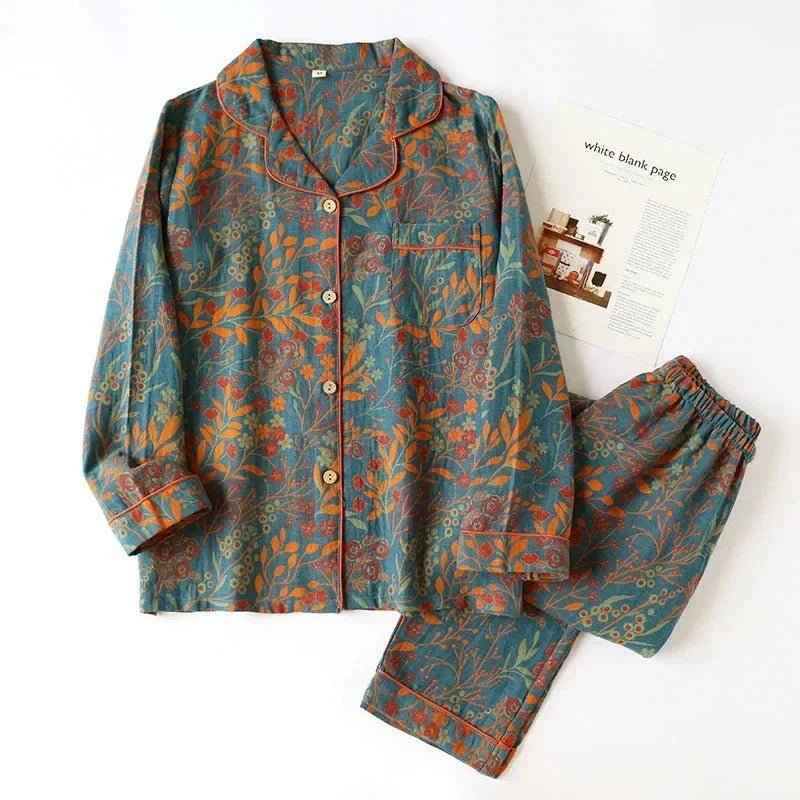 Pyjama Fleuri Relaxant pour Femmes - Emilia Lane
