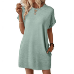 Robe à col rond pour femmes - Emilia Lane