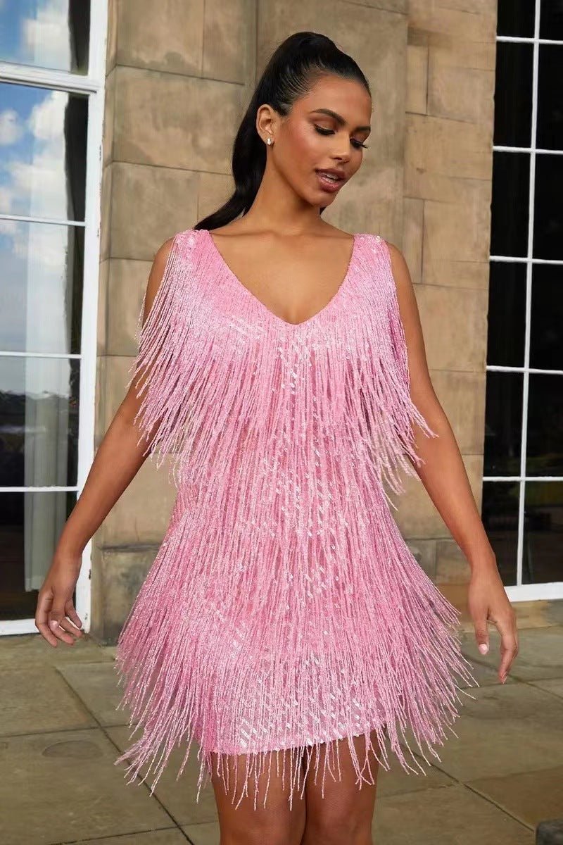 Robe à franges pour femmes - Emilia Lane