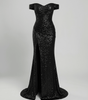 Robe de Soirée à Paillettes et Fente pour Femme | Idéale pour les Sorties - Emilia Lane