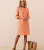Robe Droite Femme en Lin et Coton avec Boutons et Poches - Emilia Lane