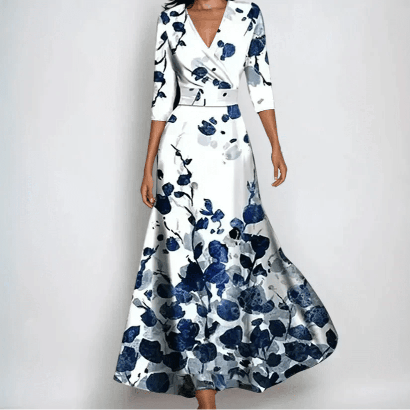 Robe Elégante à Imprimé Floral pour Femmes - Emilia Lane