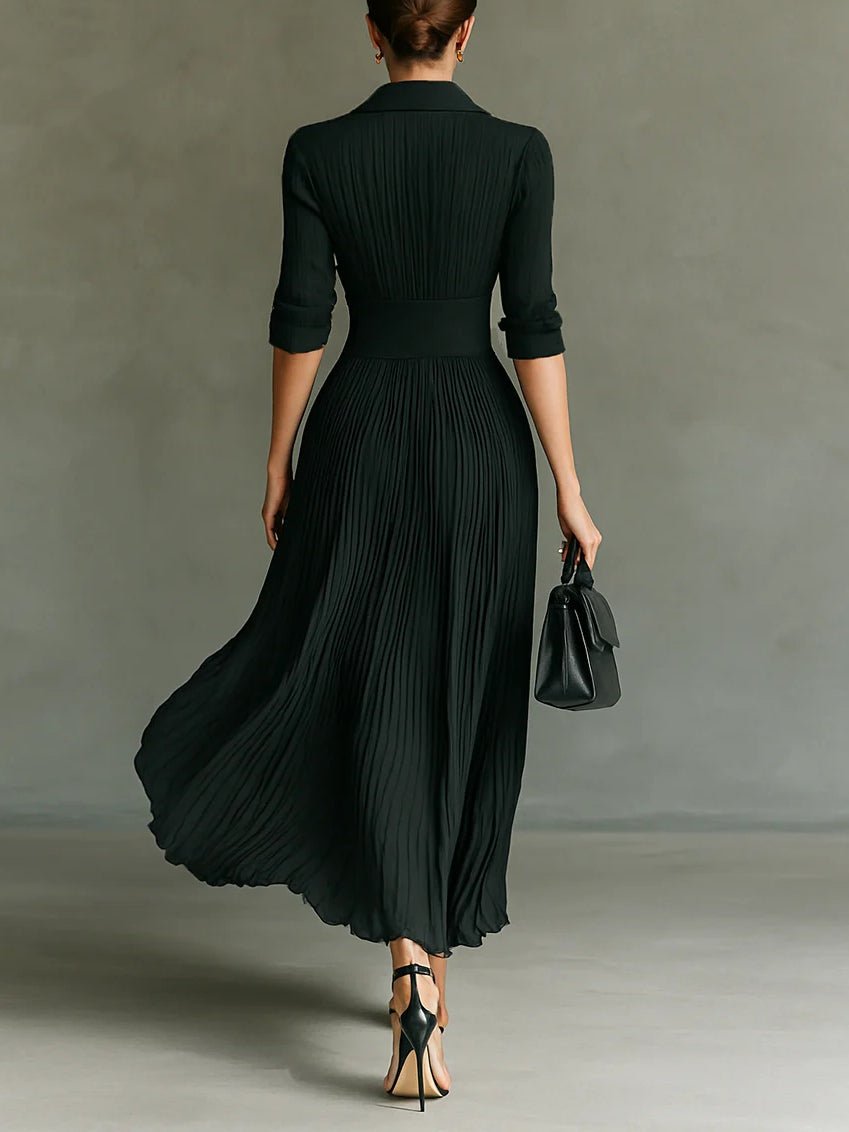 Robe élégante à taille plissée pour femmes - Emilia Lane
