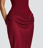 Robe Longue à Bretelles Larges et Détail Corset pour Femme | Idéale pour les Sorties - Emilia Lane