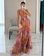 Robe longue à bretelles pour femmes - Emilia Lane