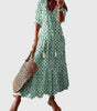 Robe Longue à Col V pour Femmes - Emilia Lane