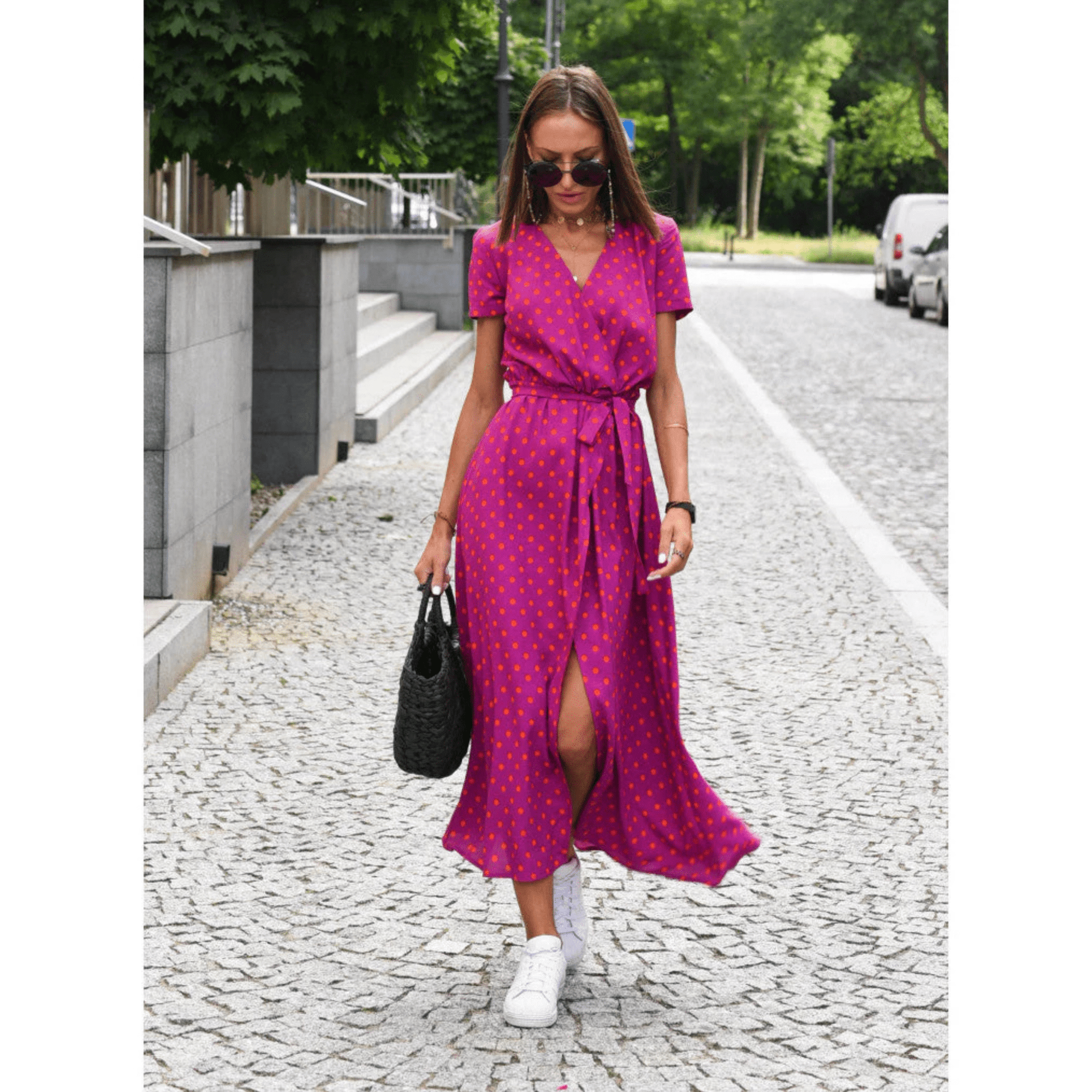 Robe Longue à Imprimé Floral Coupe Évasée pour Femme | Idéale pour l'Été - Emilia Lane