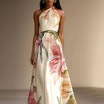 Robe Longue À Imprimé Floral pour Femmes - Emilia Lane