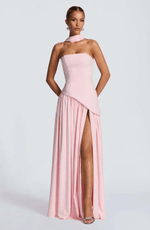 Robe Longue Asymétrique sans Bretelles pour Femme | Idéale pour les Sorties - Emilia Lane