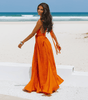 Robe longue bandage dos nu pour femmes - Emilia Lane