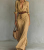 Robe Longue Ceinturée en Coton pour Femmes - Emilia Lane