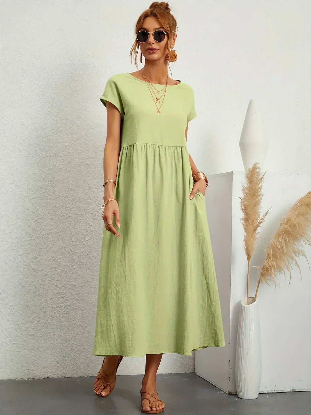 Robe Longue en Coton pour Femmes - Emilia Lane