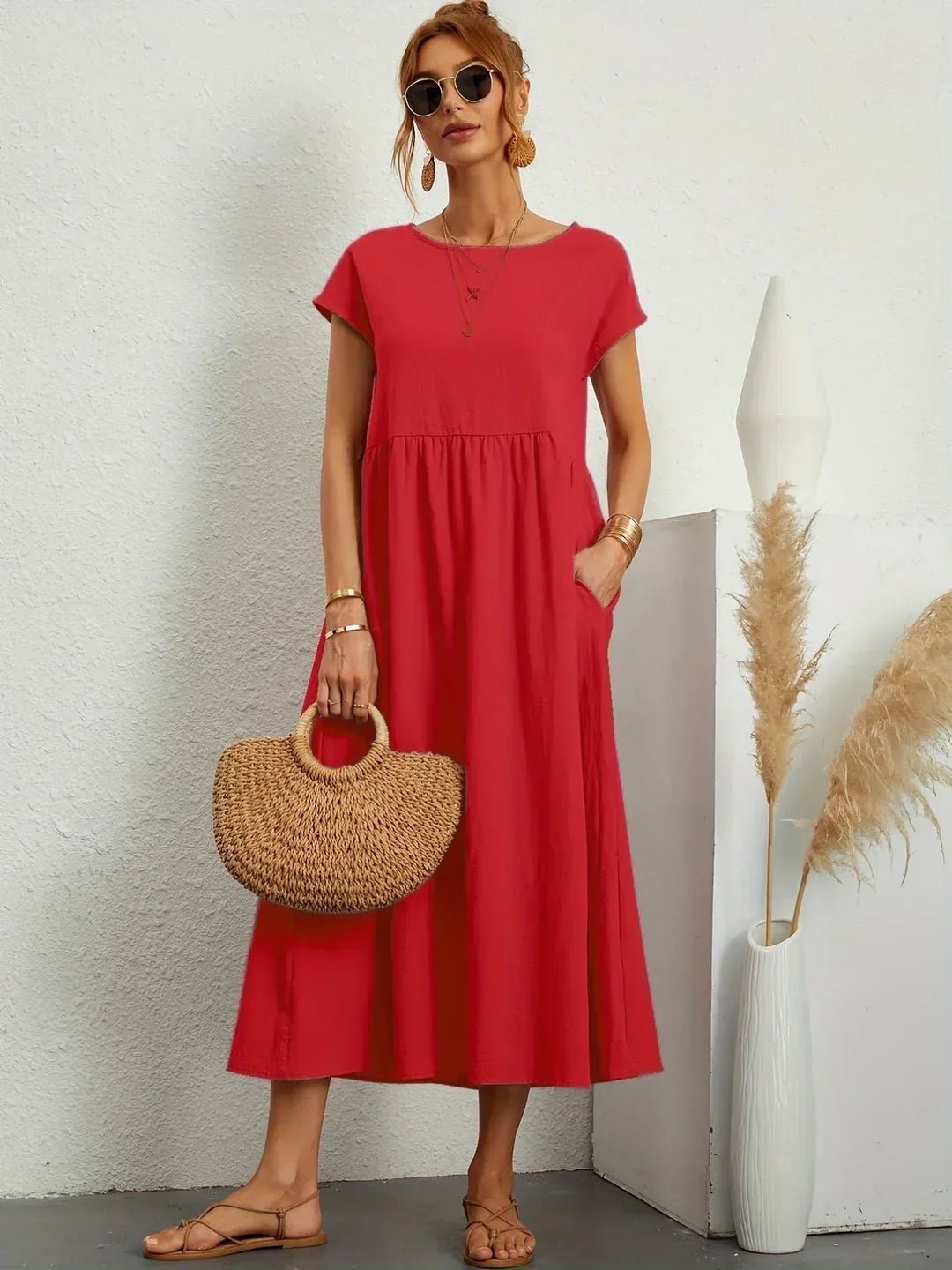Robe Longue en Coton pour Femmes - Emilia Lane