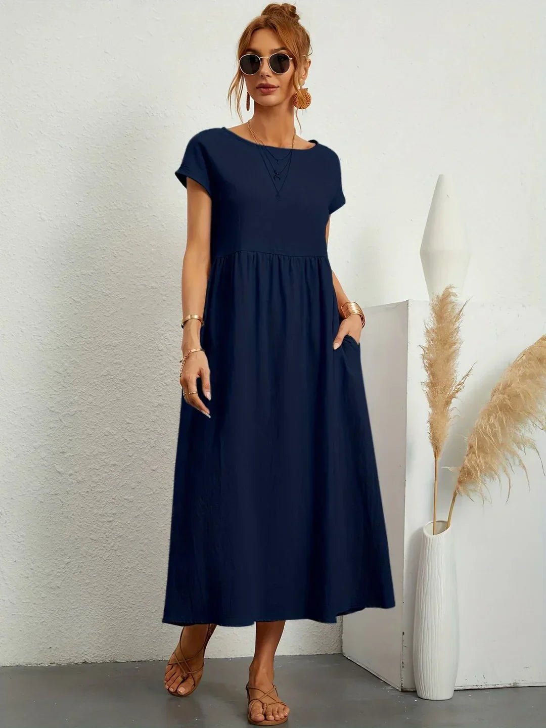 Robe Longue en Coton pour Femmes - Emilia Lane