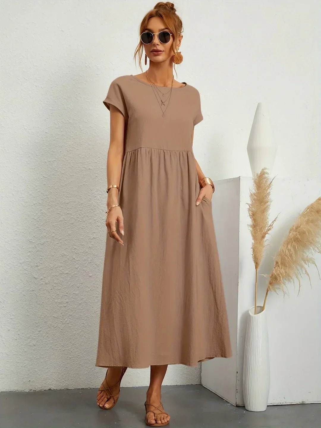 Robe Longue en Coton pour Femmes - Emilia Lane