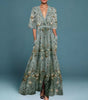 Robe longue imprimée élégante pour femmes - Emilia Lane