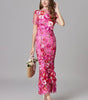 Robe Longue sans Manches à Appliqué Floral pour Femme | Idéale pour les Sorties - Emilia Lane