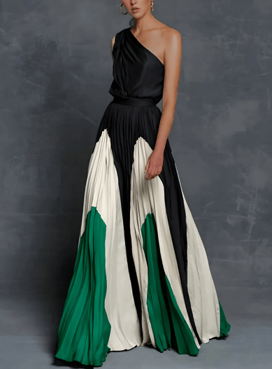 Robe Maxi Asymétrique pour Femmes - Emilia Lane