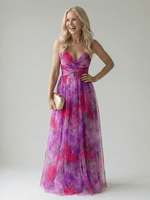 Robe Maxi Sans Manches à Imprimé pour Femme - Emilia Lane