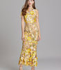 Robe Mermaid à Appliques Florales pour Femme | Idéale pour les Sorties - Emilia Lane