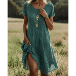 Robe mi - longue imprimée pour Femmes - Emilia Lane