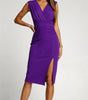 Robe mi - longue sans manches pour Femme - Emilia Lane