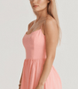 Robe Midi à Encolure Ascot et Coupe Évasée pour Femme | Idéale pour l'Été - Emilia Lane